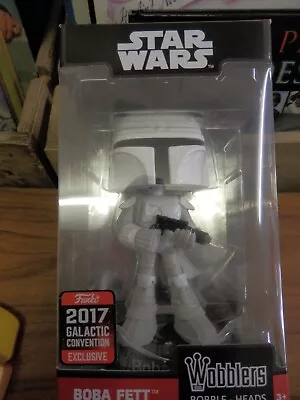 Buy Funko Wobblers Star Wars Boba Fett 2017 Galactic Convention Exclusive - New • 12.99£