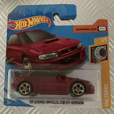 Buy Hot Wheels ‘98 Subaru Impreza 22B STi Version 1:64 Mattel (Red) Creased Card • 7£