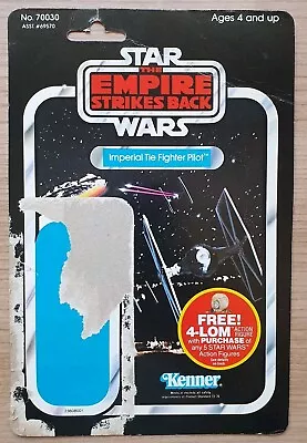 Buy Vintage Star Wars Tie Fighter Pilot ESB Kenner 47 Figure Card Back Original 1982 • 19.99£