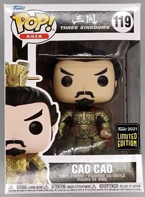 Buy Funko POP #119 Cao Cao - Three Kingdoms - 2021 Con With POP Protector • 79.99£