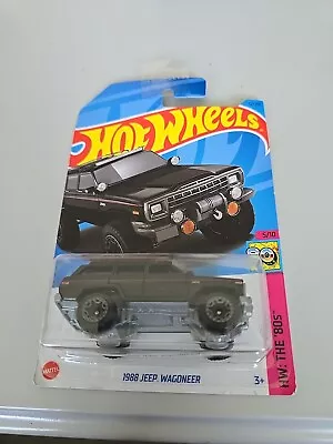 Buy Hot Wheels 1988 JEEP WAGONEER HW THE 80S 2023 Long Card Black • 4£