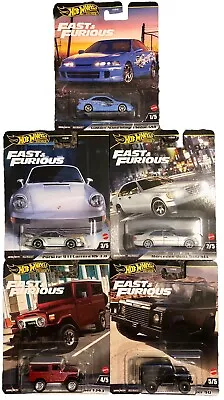 Buy Hotwheels Premium Fast And Furious Set Of 5 Brand New Just Out 2024 • 45.99£