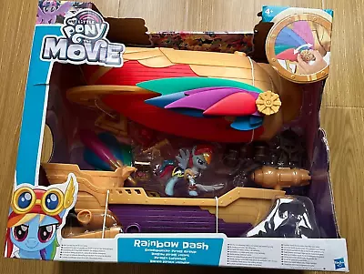Buy My Little Pony The Movie Rainbow Dash Swashbuckler Pirate Airship NEW • 14.99£