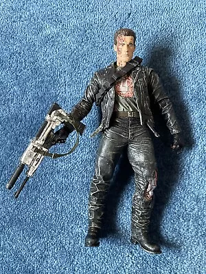 Buy Genuine NECA TERMINATOR 2 T-1000 STEEL MILL 7  ACTION FIGURE - NEW SEALED • 18.99£