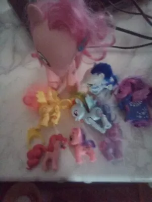 Buy My Little Pony 8 One Medium And 7 Smaller Various Colours • 6£