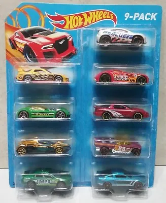 Buy Hot Wheels 9 Pack Die-Cast Toy Vehicles Racing Sports Rescue Cars (Y3731-0911) • 5.58£