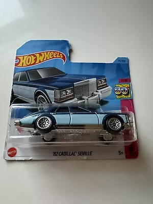 Buy Hot Wheels '82 Cadillac Seville Blue 75/250  The 80's 7/10 - 2023 *combine Posta • 3.89£