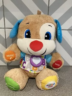 Buy Fisher Price Smart Stages Interactive Puppy Teddy Bear 123 ABC  • 4£