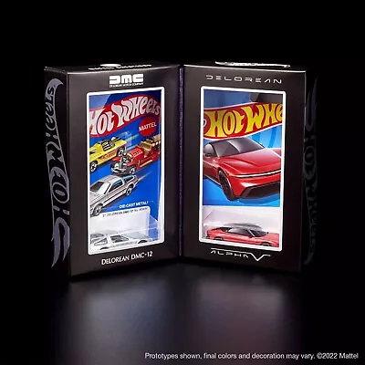Buy Ultra Rare Hot Wheels - Delorean Dmc-12 & Alpha5 - 40th Anniversary Set • 64.99£