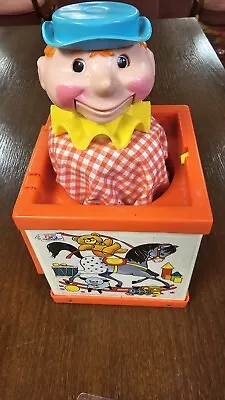 Buy Vintage 1970 Fisher Price Jack In The Box Puppet Pop Up • 18£