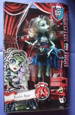 Buy Rare Monster High Frankie Stein Circus Freak Chic Doll New • 161.15£