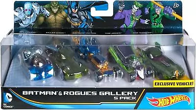 Buy Hot Wheels DC Comics Batman & Rogues Gallery Vehicle 5-Pack Cars Mattel • 32.48£