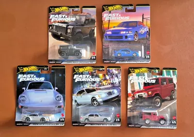 Buy Hot Wheels Fast And Furious 2024 Mix 3 Full Set In Hand.  Porsche Mercedes NEW • 40.79£