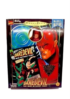 Buy Marvel Famous Cover Series Red Daredevil 7  Figure 1998 Toy Biz (like Mezco) Rare • 151.70£