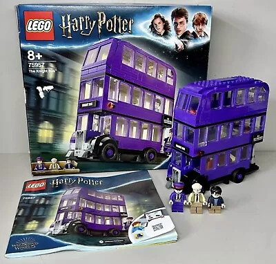 Buy LEGO Harry Potter Set 75957 The Knight Bus COMPLETE With Box & Manual 2019 • 33£