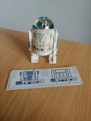 Buy Vintage Star Wars Figure R2D2 Solid Dome GMFGI 1977 COO Hong Kong Original 12 • 9.99£