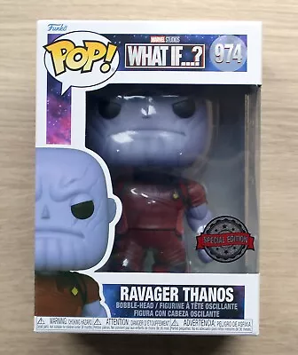 Buy Funko Pop Marvel What If? Ravager Thanos + Free Protector • 17.99£