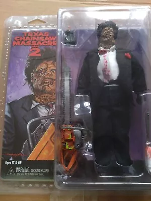 Buy NECA THE TEXAS CHAINSAW MASSACRE PART 2 LEATHERFACE 8  Action Figure V RARE • 69.99£