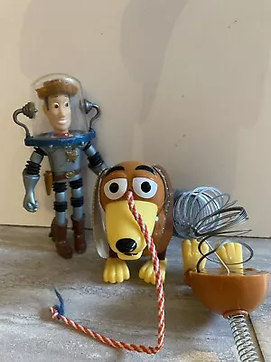 Buy Disney Pixar Toy Story Sheriff WOODY 6.5  Mattel Figure 1998 Space With Slinky • 2.99£