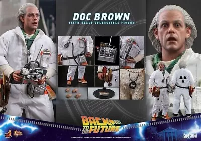 Buy Hot Toys Back To The Future 1/6 Doc Brown Movie Masterpiece Action Figure • 220£