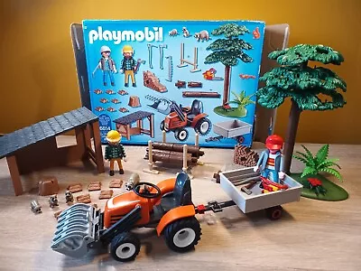 Buy Playmobil Lumber Yard With Tractor. 6814. Preowned • 19.99£