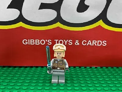 Buy LEGO LUKE SKYWALKER HOTH + Lightsaber Minifigure STAR WARS 8089 Figure Sw0098 • 5.95£