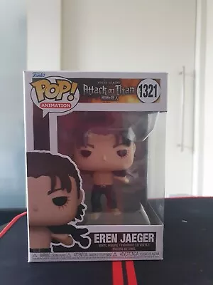 Buy Funko Pop Eren Jaeger (1321) Attack On Titan Anime Manga Vinyl Figure Figurine • 1£