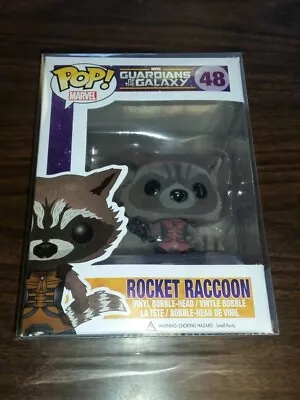 Buy Pop! #48 Rocket Raccoon Guardians Of The Galaxy Vinyl Funko Figure (box 1) • 11.99£