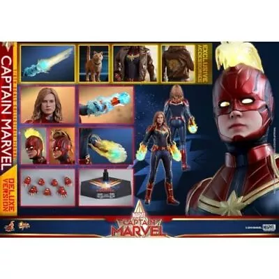 Buy Hot Toys MMS522 Captain Marvel Limited Edition 1/6 Bonus Included • 737.25£