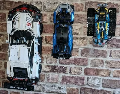 Buy Wall Mount LEGO Technic Cars Porsche Mclaren GT3 Peugeot FREE P&P!! • 10£