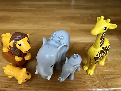 Buy DUPLO LEGO Animals, From Lego Education 45029, Lions, Elephants, Giraffe • 15.99£