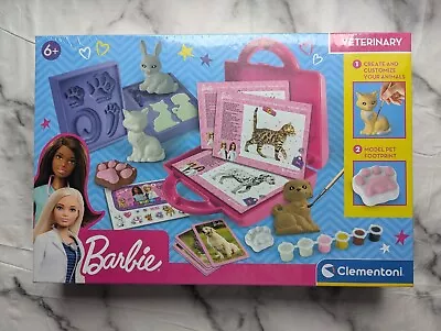 Buy Clementoni Barbie Veterinary Arts And Craft Mould And Plaster Set New  • 12.95£