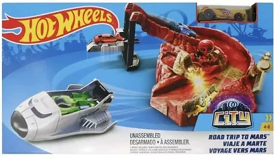 Buy Hot Wheels City Road Trip To Mars Set GGF91 Includes 1 Car Age 4-8 Years • 13.99£