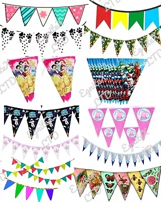 Buy Themed Birthday Party Flag Bunting Banner Garland Children Decorations Supplies • 4.95£