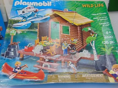 Buy Playmobil Country Life Set 9320 Camping Cabin & Airplane Complete With Box • 9.99£