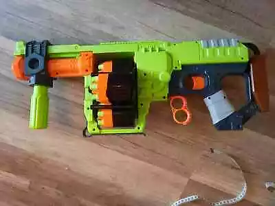 Buy Nerf Zombie Doominator Gun Nearly Full Of Bullets Detachable Parts Toy Childrens • 9.99£