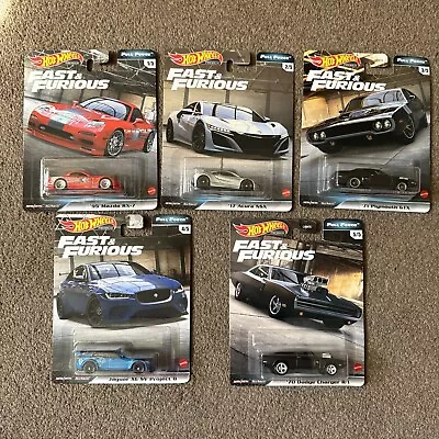 Buy Hotwheels Premium Real Riders Fast And Furious Full Force (2020) Full Set. • 45£