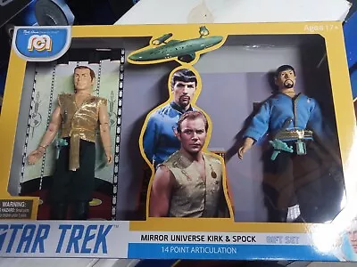 Buy Star Trek Mirror Universe Kirk And Spock  Mego 2 Figure Set • 14.99£