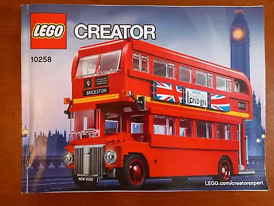 Buy LEGO Creator Expert: London Bus (10258): Instruction Manual Only • 7.50£