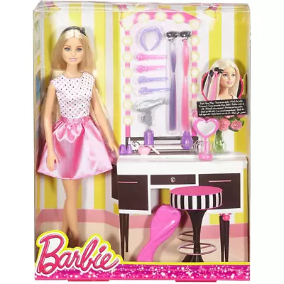Buy Barbie Doll With Hair Accessory New Girls Kids Childrens Toy Mattel • 21.99£