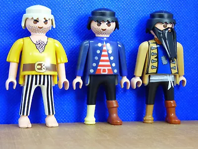 Buy Playmobil SD-31 Pirates 3x Pirate Figures Job Lot Bundle • 4.99£