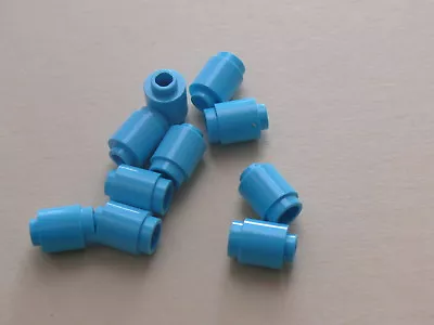 Buy LEGO 10 Round Bricks Azure / 10 Medium Blue Azure Round Brick New 71016 41054  • 2.02£