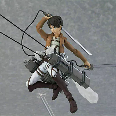 Buy 6  Attack On Titan Eren Yeager Action Figure Figma 207 Collection Toy Boxed Gift • 27.59£