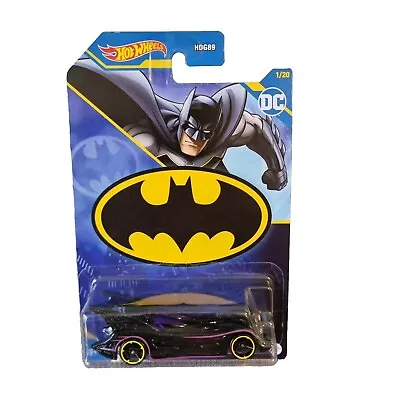 Buy DC • Hot Wheels Superhero Batman Batmobile Diecast Car  #1/20 HDG89  • 4.90£