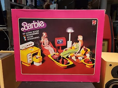 Buy Barbie 1978 Mattel 2151 Living Room Boxed Original Packaging Living Room Vgc • 121.40£