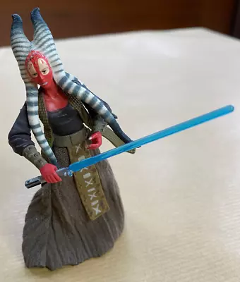 Buy Star Wars, Shaak Ti, Jedi Master With Lightsaber, Hasbro 2004 • 0.99£