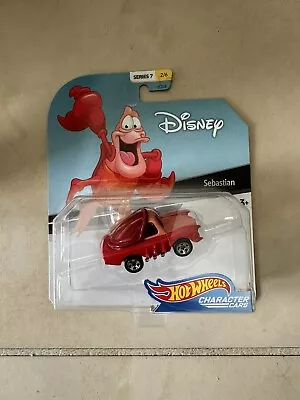 Buy Hot Wheels Disney Pixar Diecast Character Cars Sebastian Little Mermaid • 7.99£