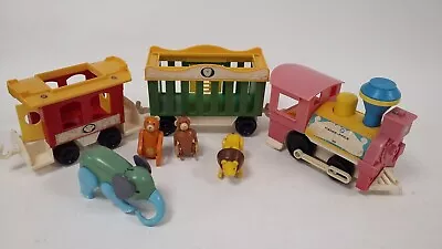 Buy Vintage Fisher-Price 1973 Circus Train Set #991 - Complete With Animals Preloved • 6.99£