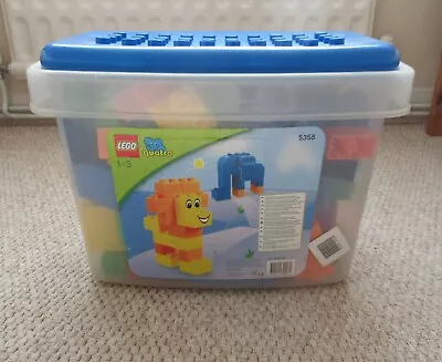 Buy Large Children's Box LEGO ~ Quatro - 103 Pieces  + Storage Box 5358 • 20£