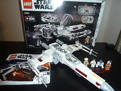 Buy Lego Star Wars 75301 Luke Skywalker's X-wing Fighter Complete Box Instructions • 40£